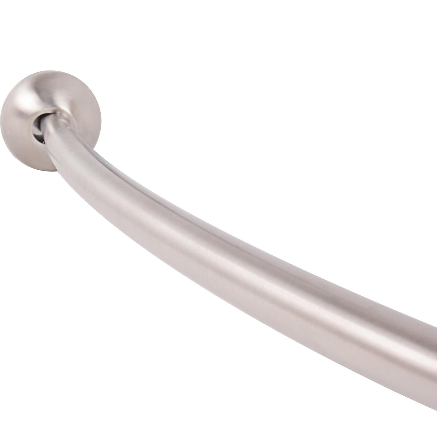 Adjustable Curved Shower Rod, 45" to 72"