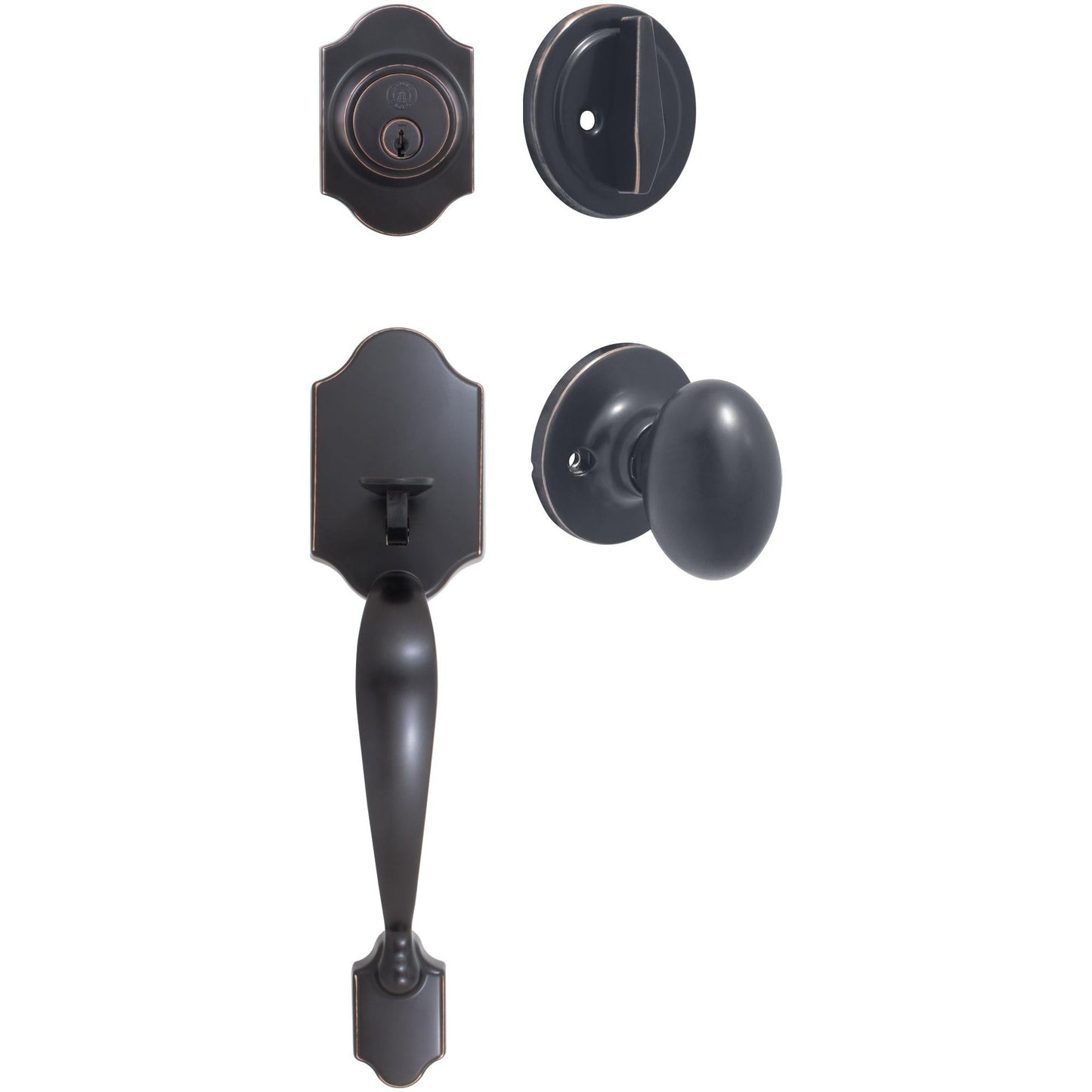 Cedar Brook Handleset with Springhill Interior Trim