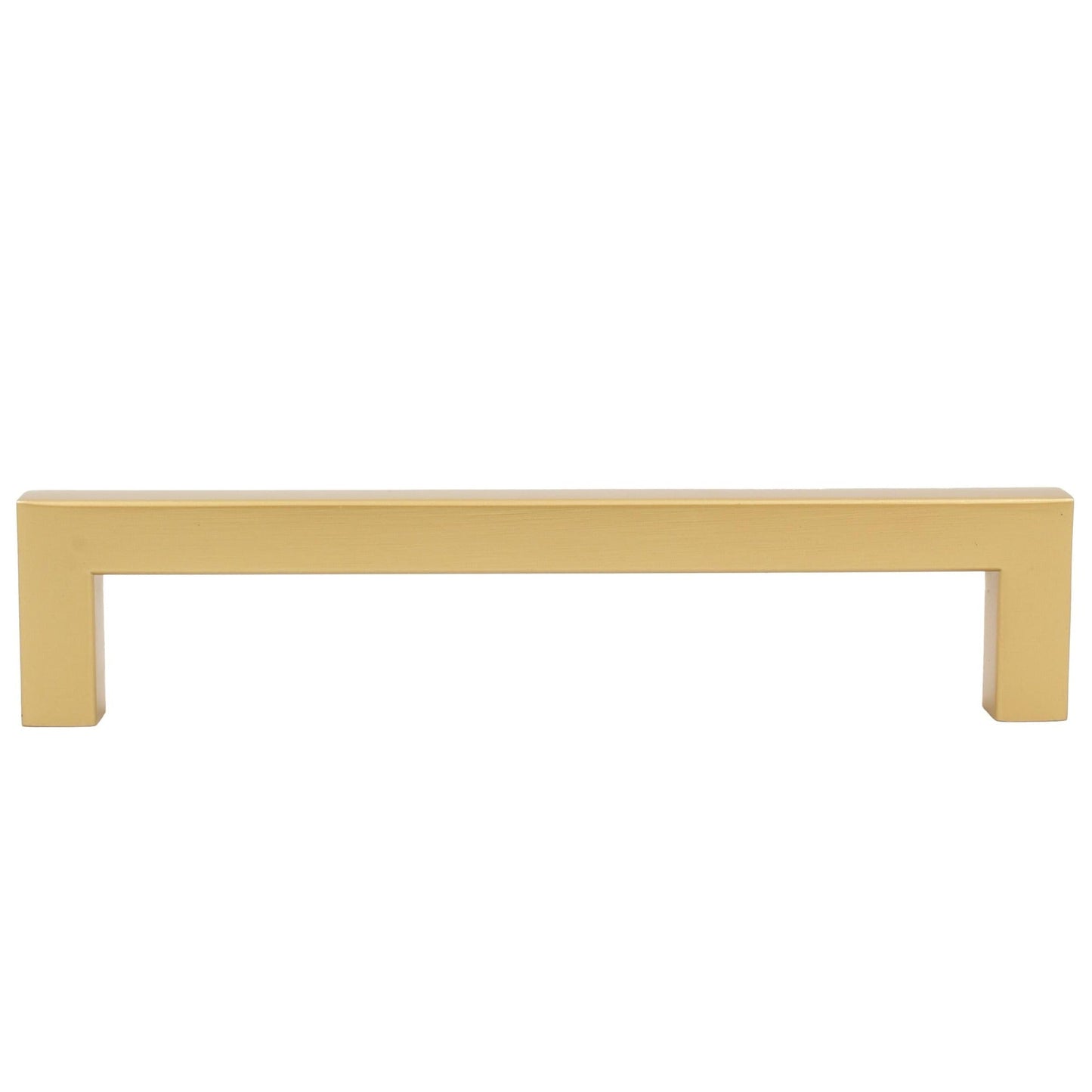 Contemporary Square 128mm Pull, Stainless Steel