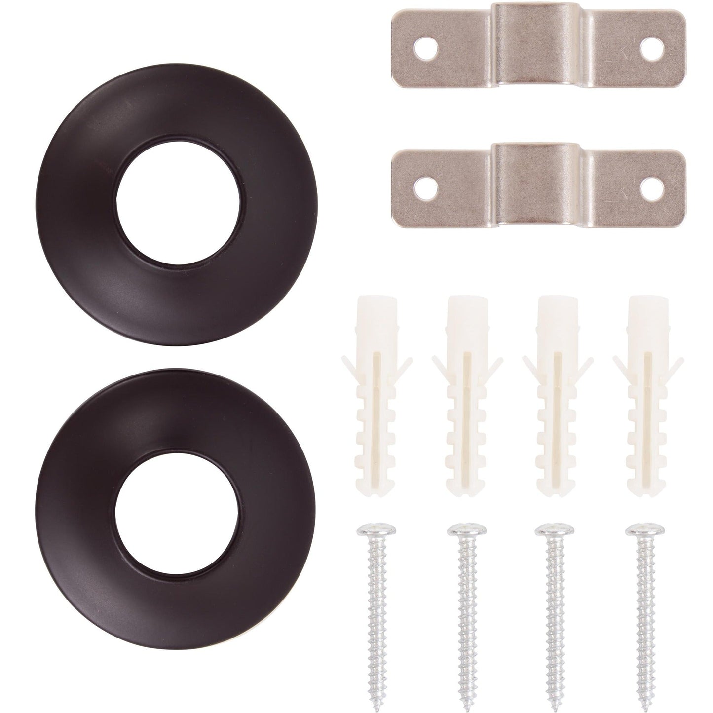 Concealed Screw Flange for Straight Shower Rod