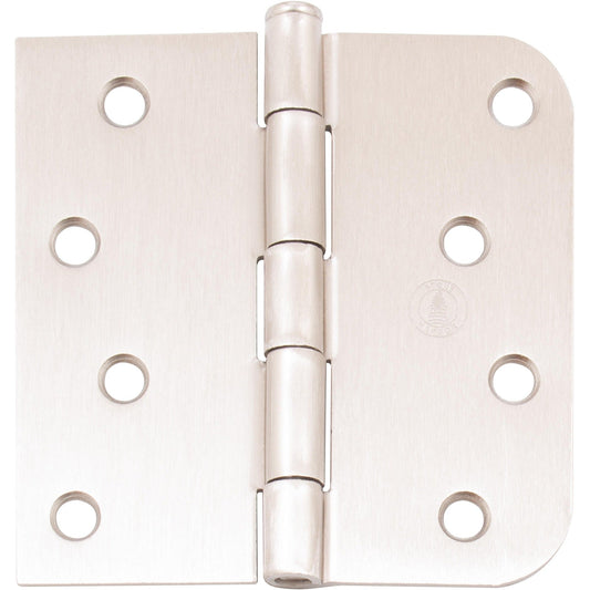 4-Inch Square by 5/8-Inch Radius Hinge