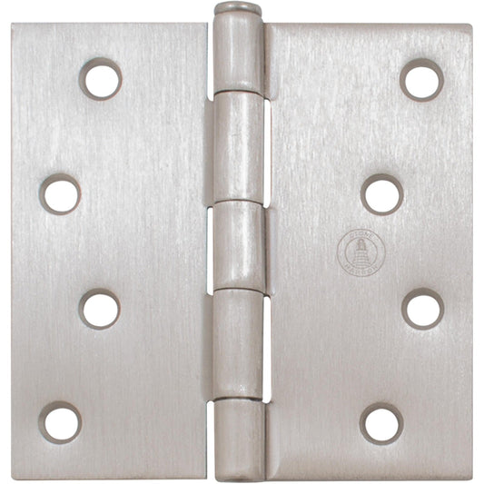 4" Door Hinges, Square Corner