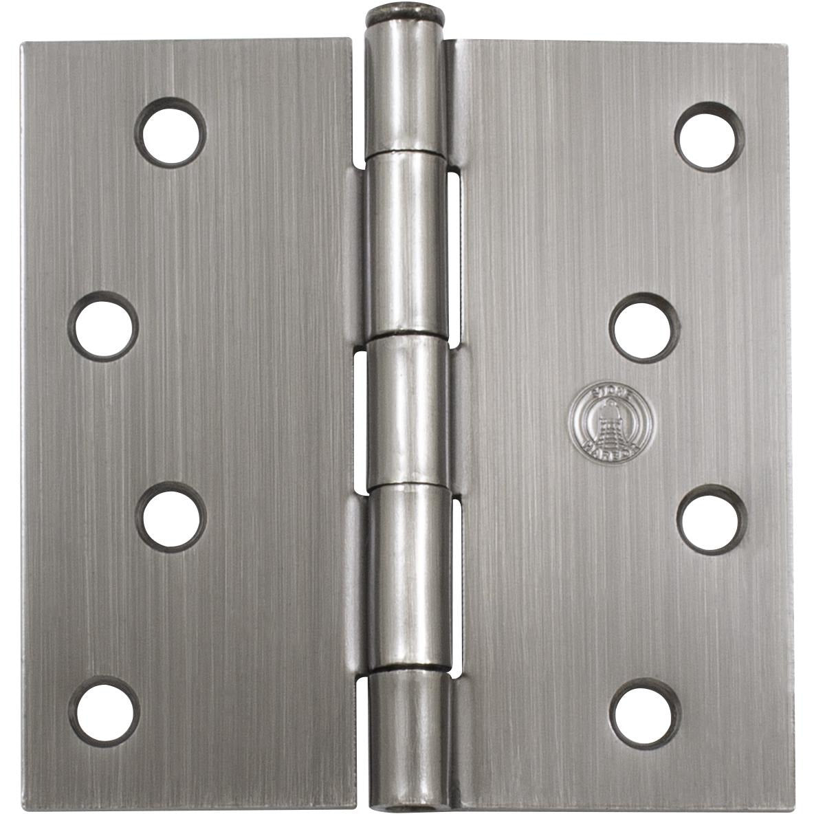 4" Door Hinges, Square Corner