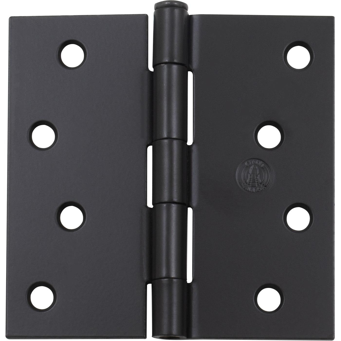 4" Door Hinges, Square Corner