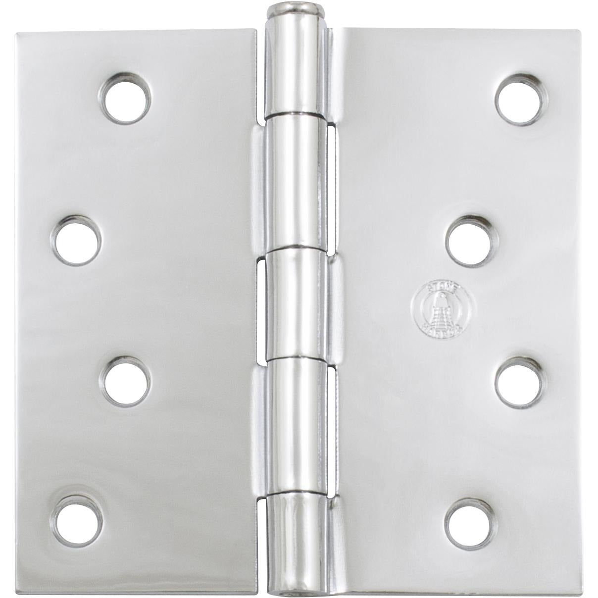 4" Door Hinges, Square Corner