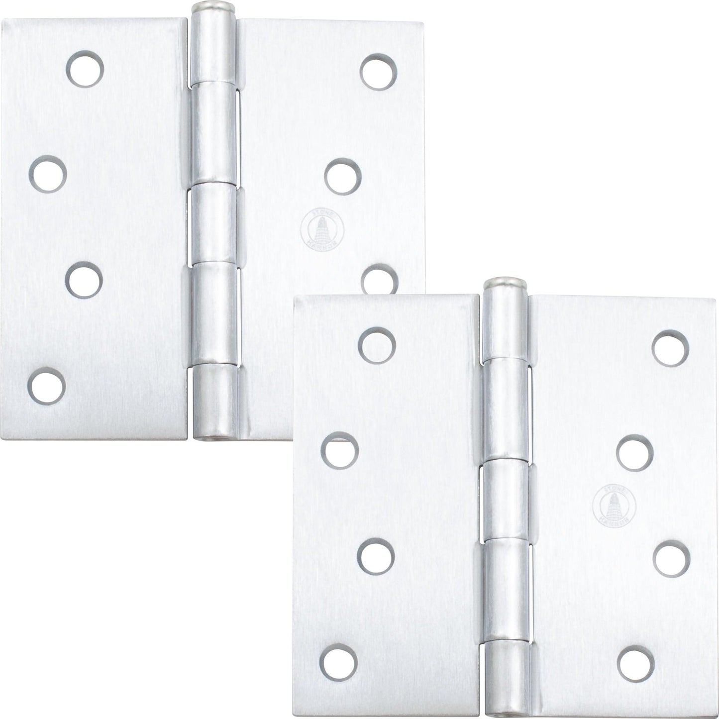 4" Door Hinges, Square Corner