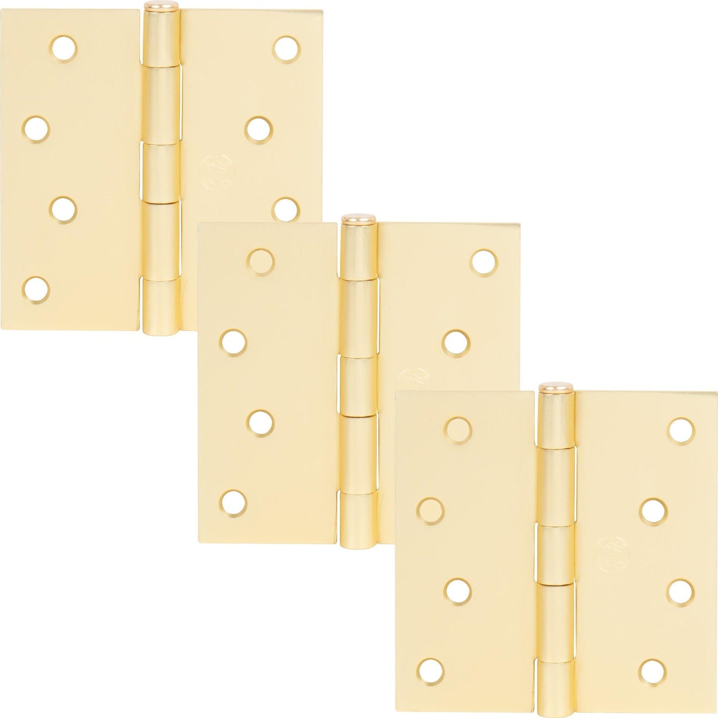 4" Door Hinges, Square Corner