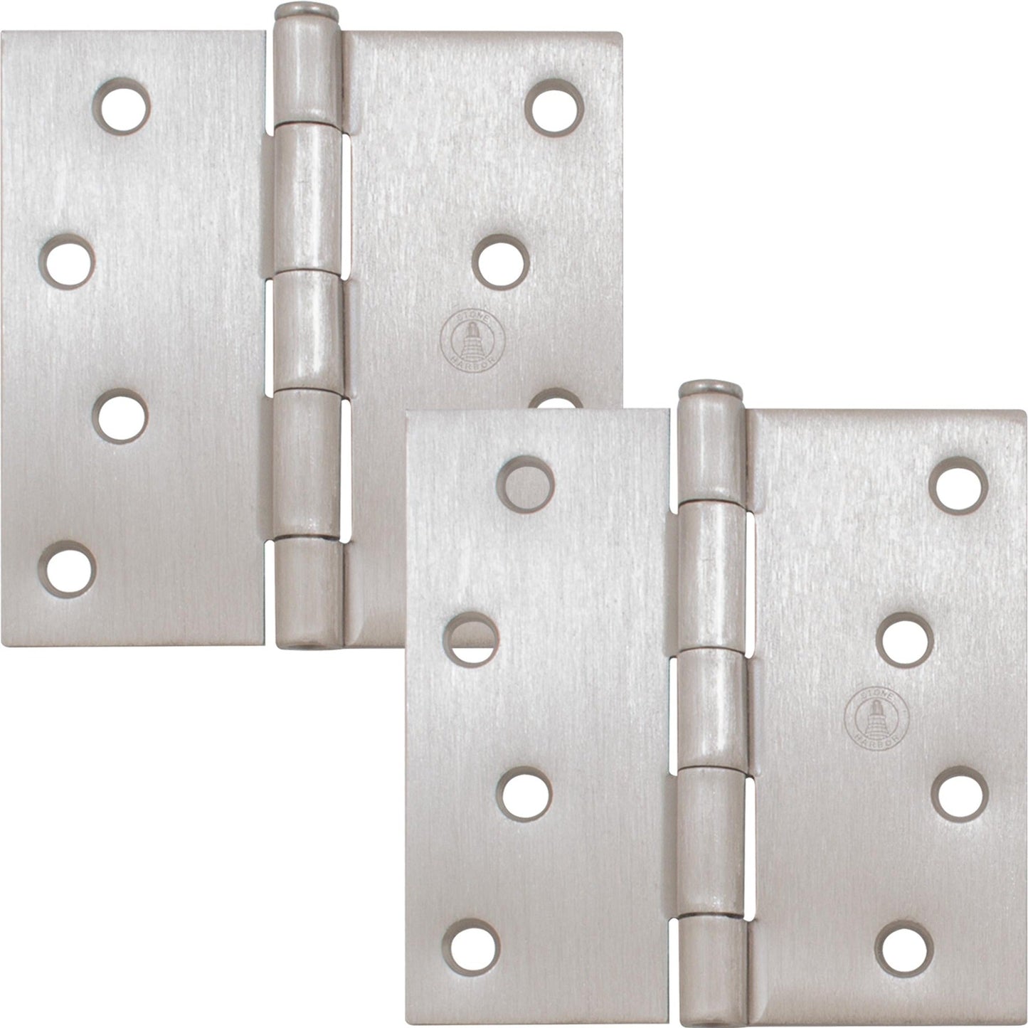 4" Door Hinges, Square Corner