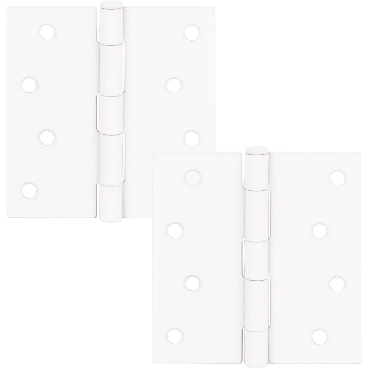 4" Door Hinges, Square Corner