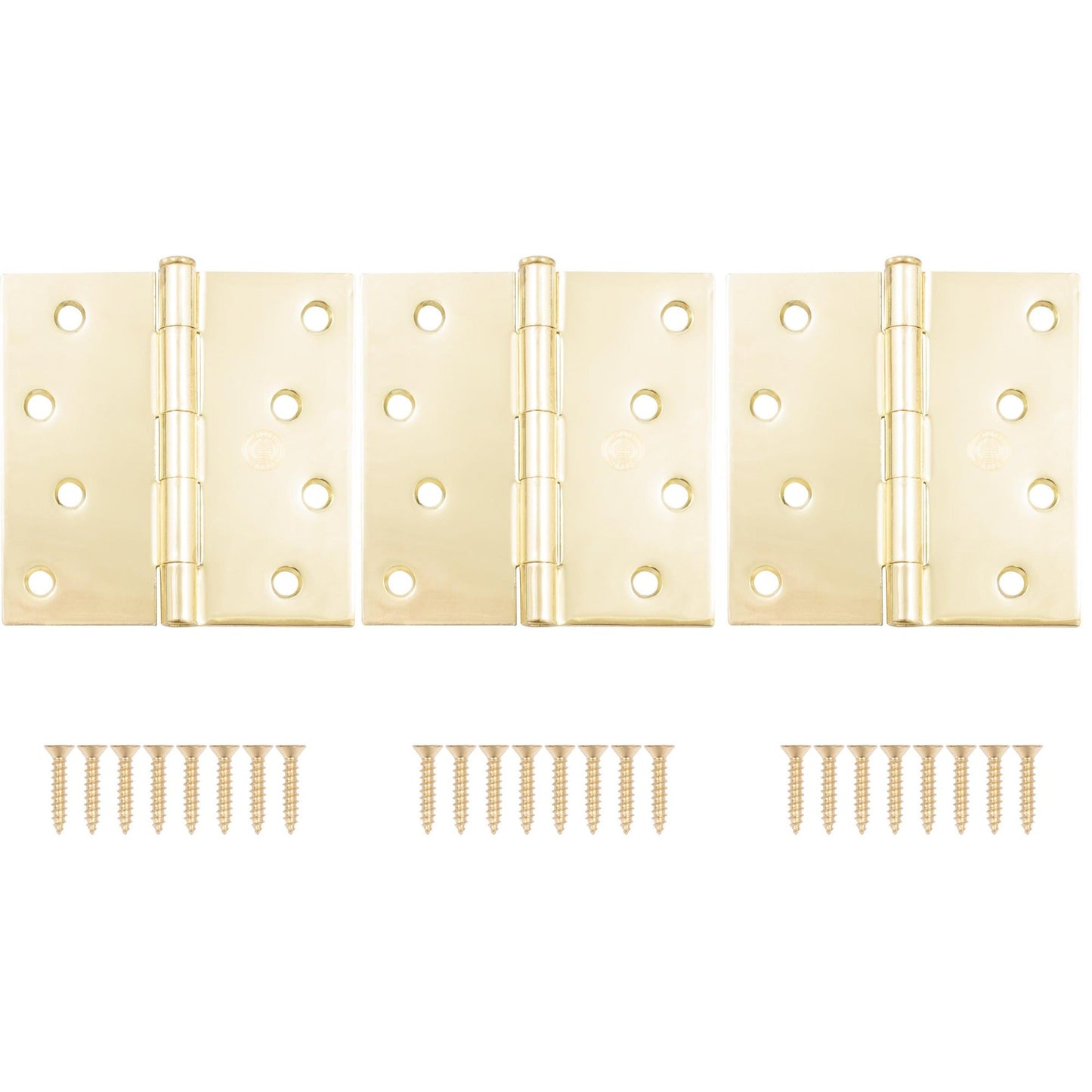 4" Door Hinges, Square Corner