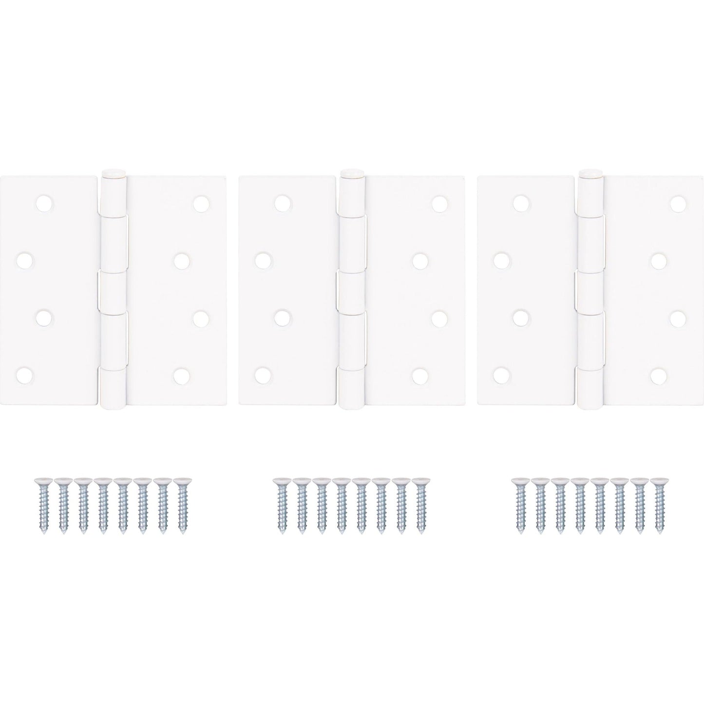4" Door Hinges, Square Corner
