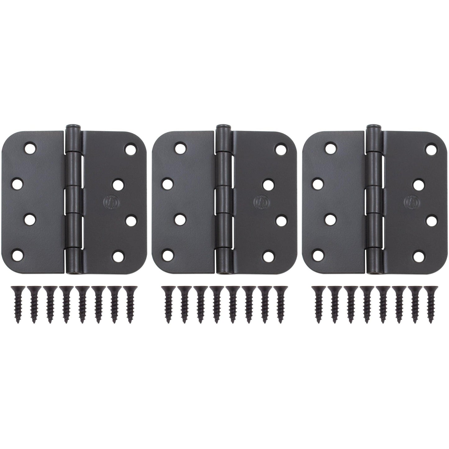 4" Door Hinges, 5/8" Radius Corner