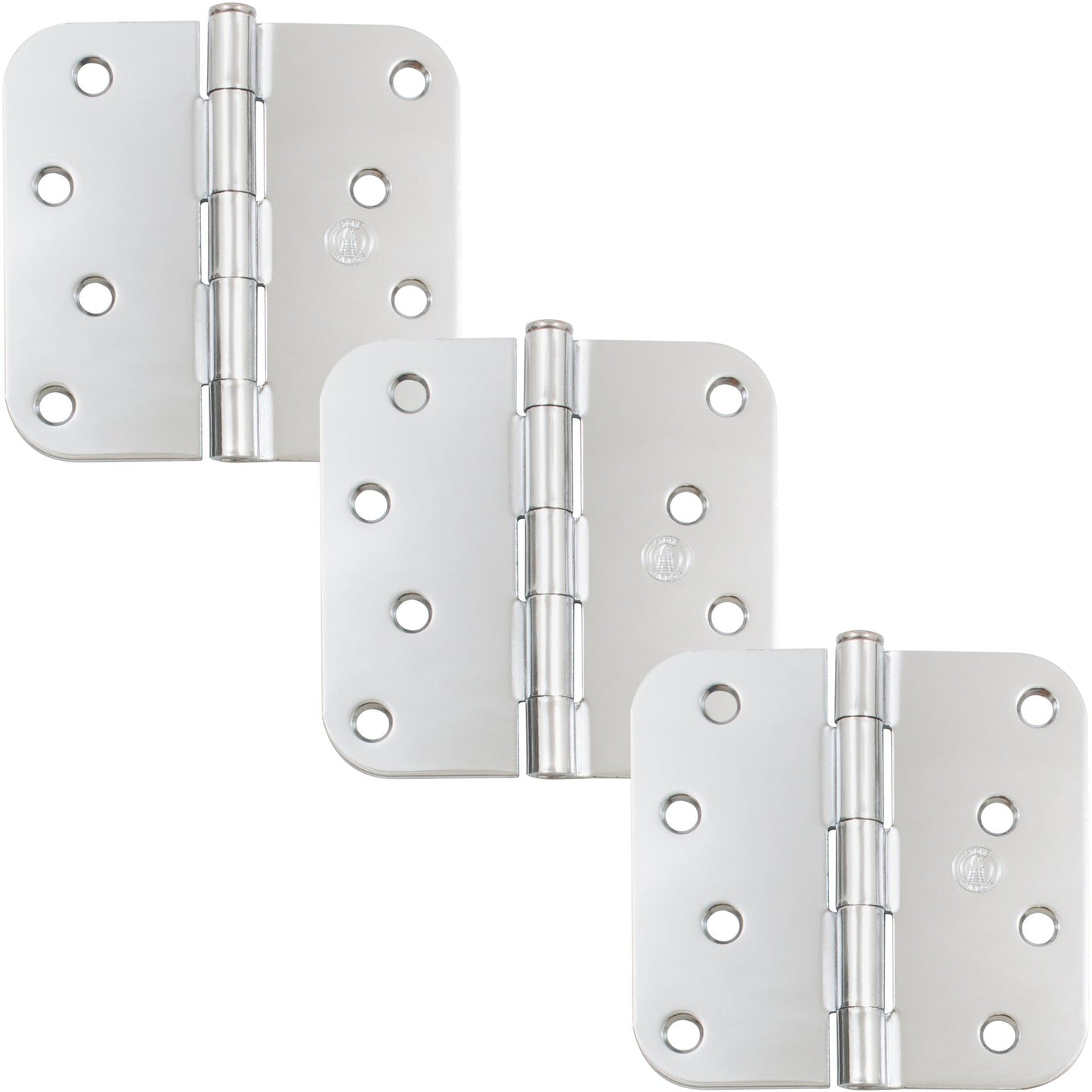 4" Door Hinges, 5/8" Radius Corner
