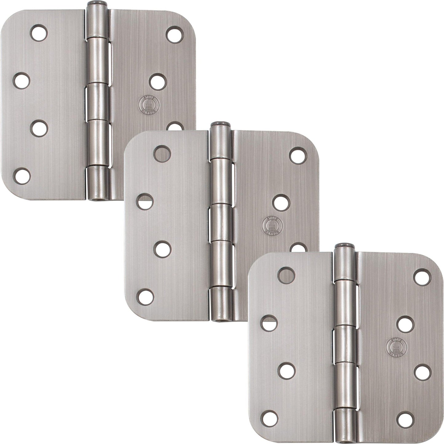 4" Door Hinges, 5/8" Radius Corner