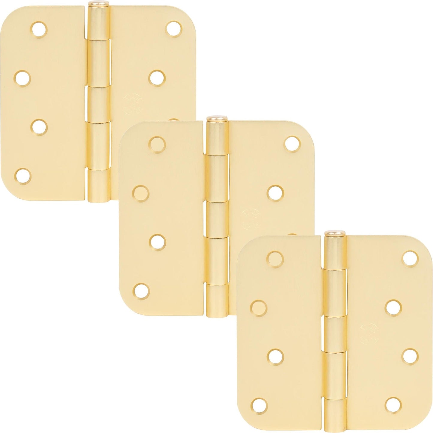 4" Door Hinges, 5/8" Radius Corner