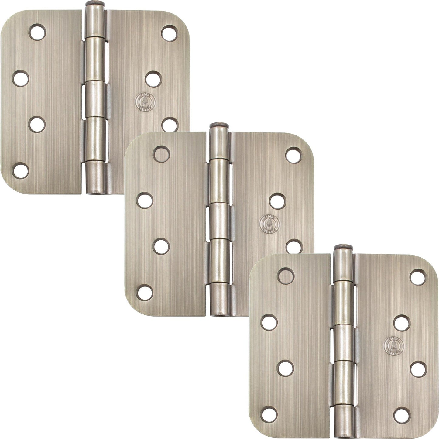 4" Door Hinges, 5/8" Radius Corner