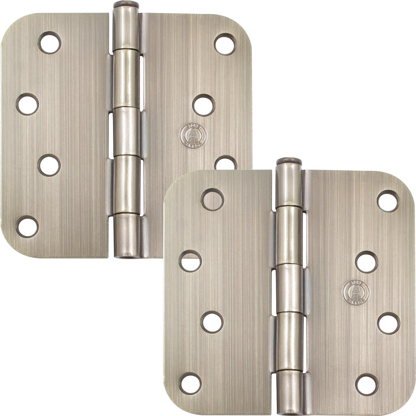 4" Door Hinges, 5/8" Radius Corner