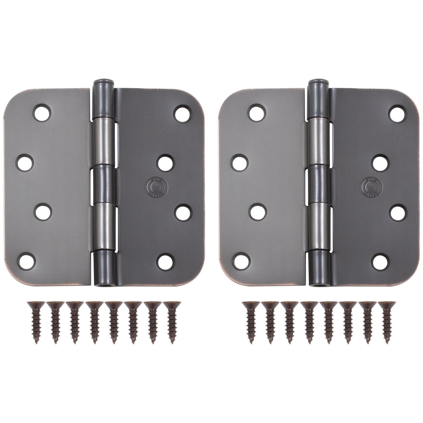 4" Door Hinges, 5/8" Radius Corner