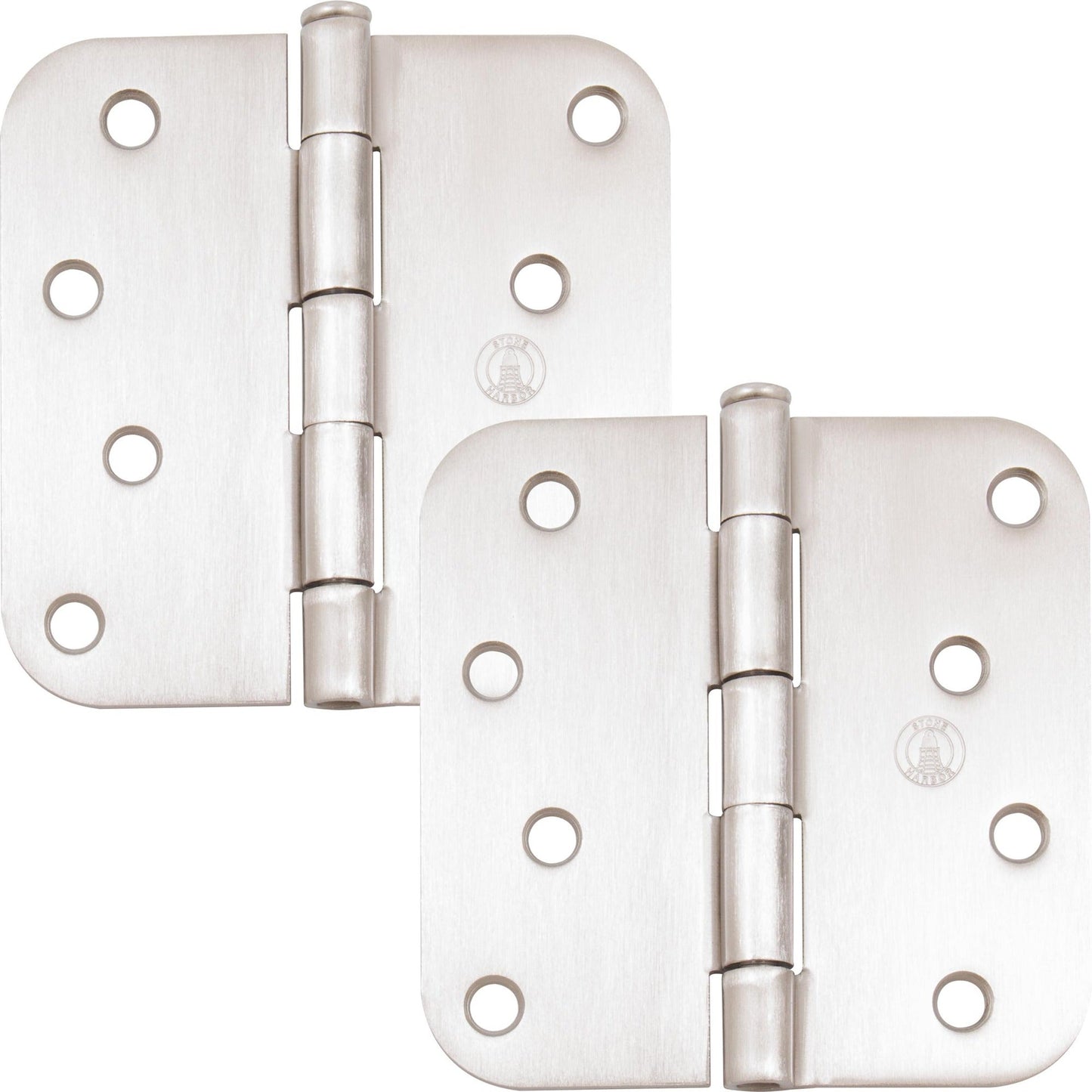 4" Door Hinges, 5/8" Radius Corner