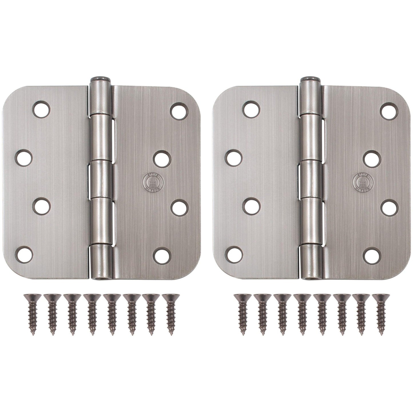 4" Door Hinges, 5/8" Radius Corner