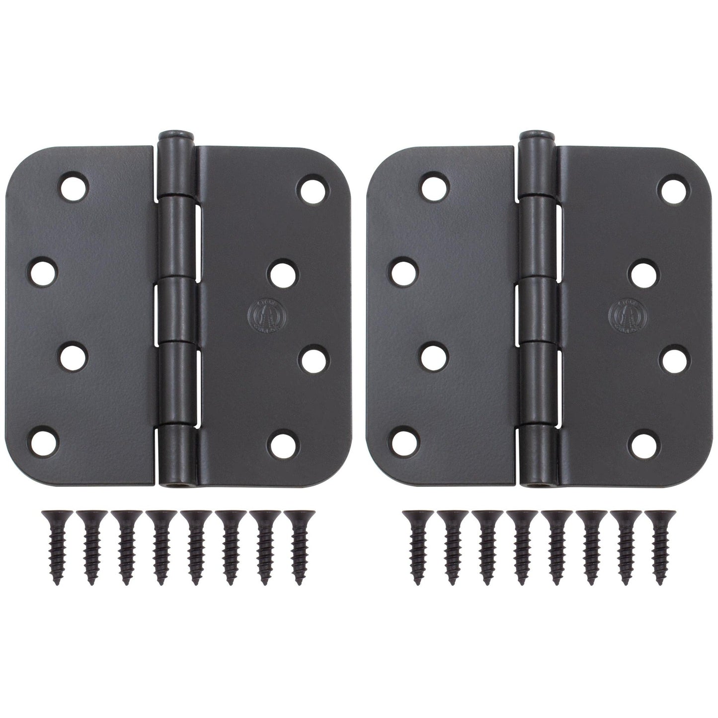 4" Door Hinges, 5/8" Radius Corner