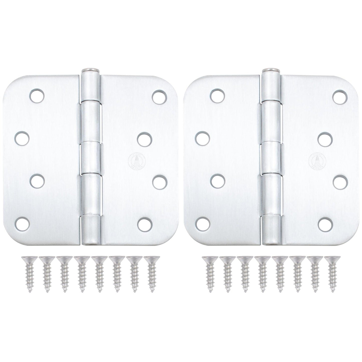 4" Door Hinges, 5/8" Radius Corner