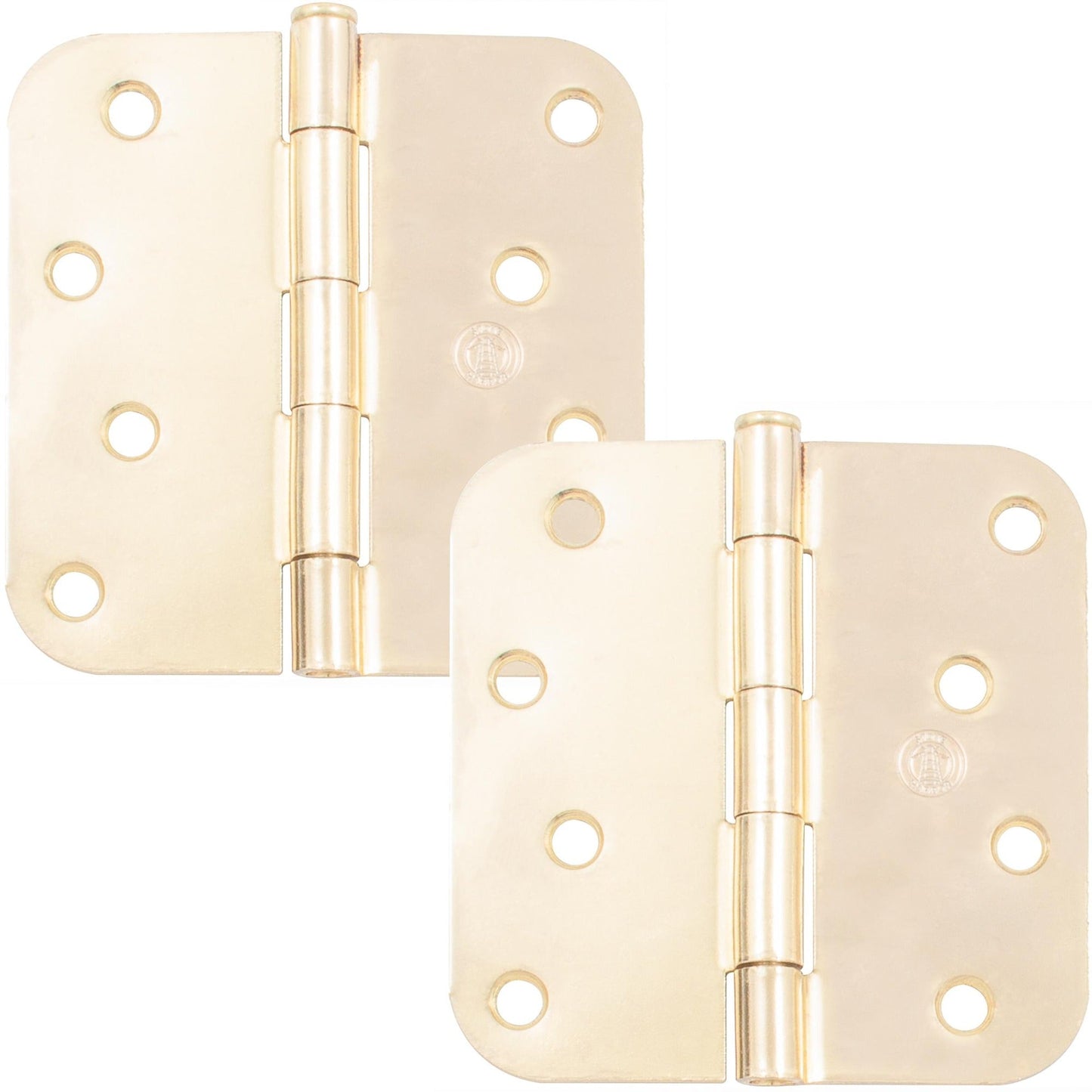4" Door Hinges, 5/8" Radius Corner