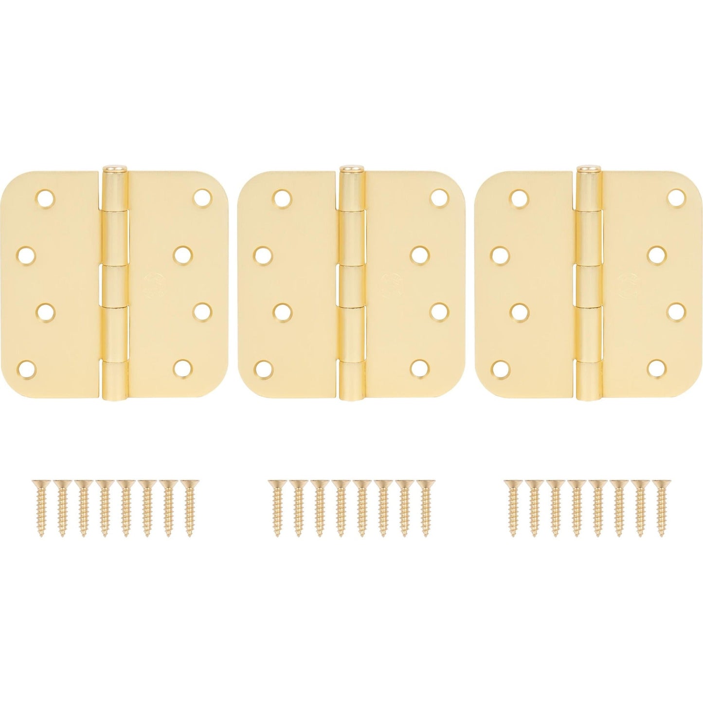 4" Door Hinges, 5/8" Radius Corner
