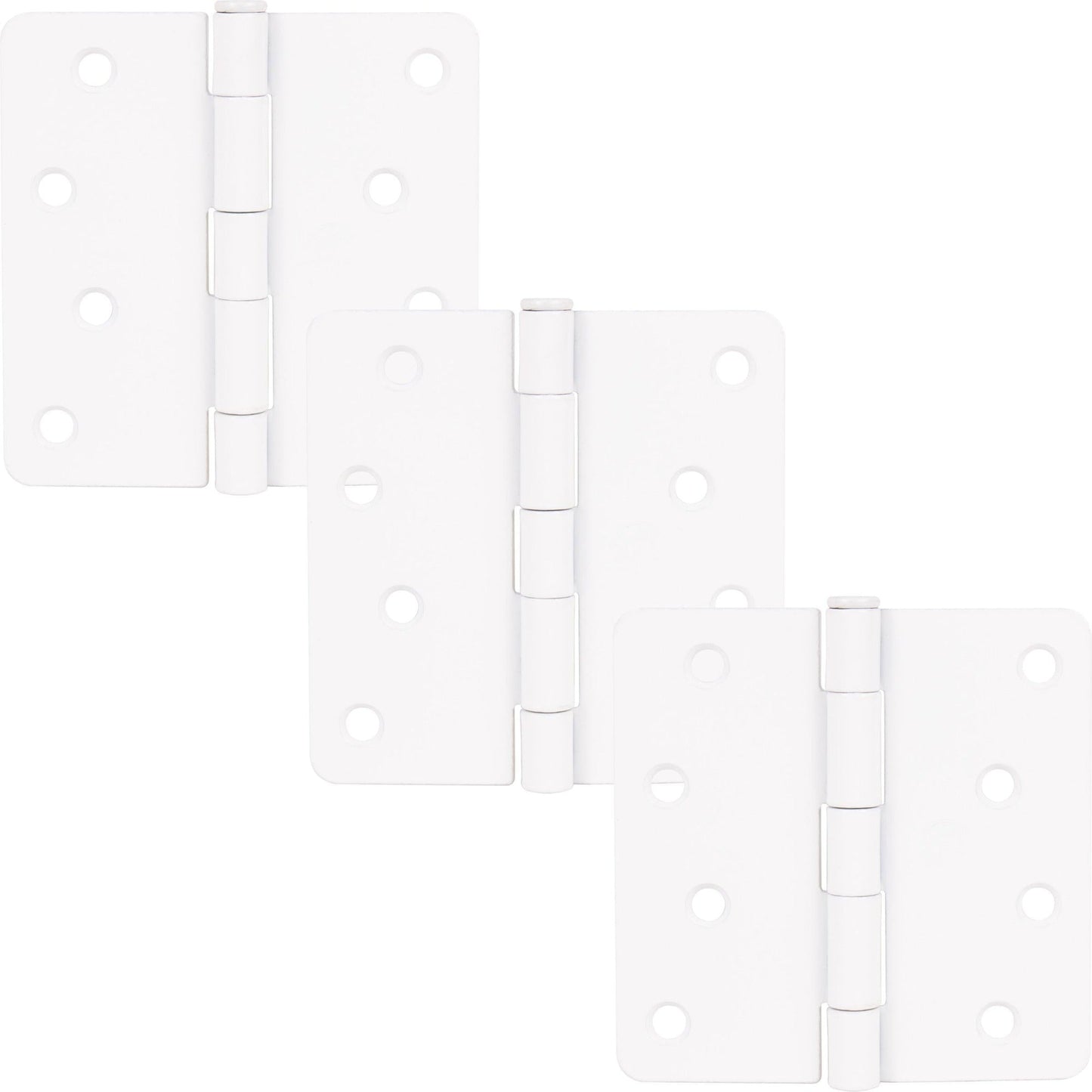 4" Door Hinges, 1/4" Radius Corner