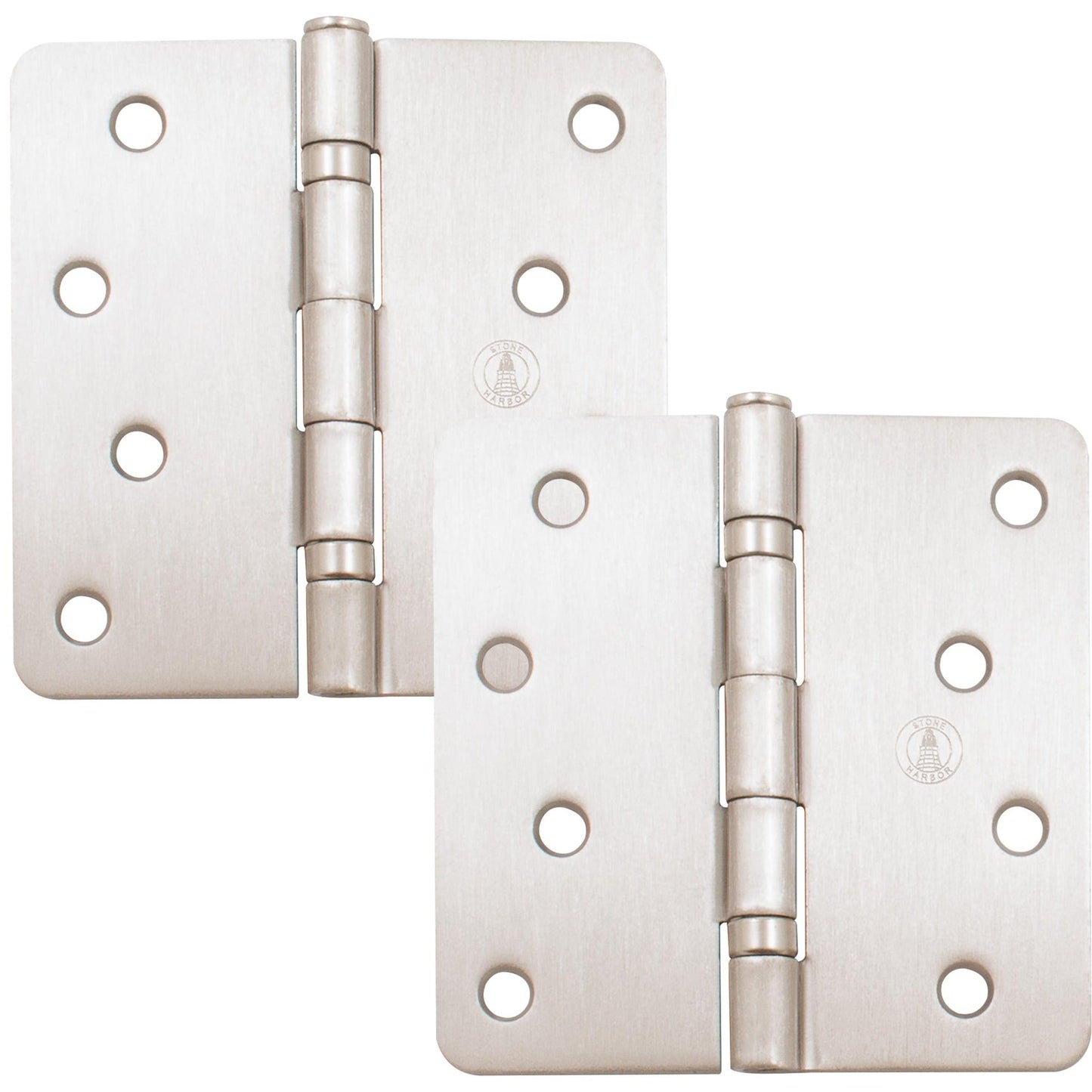 4" Door Hinges, 1/4" Radius Corner