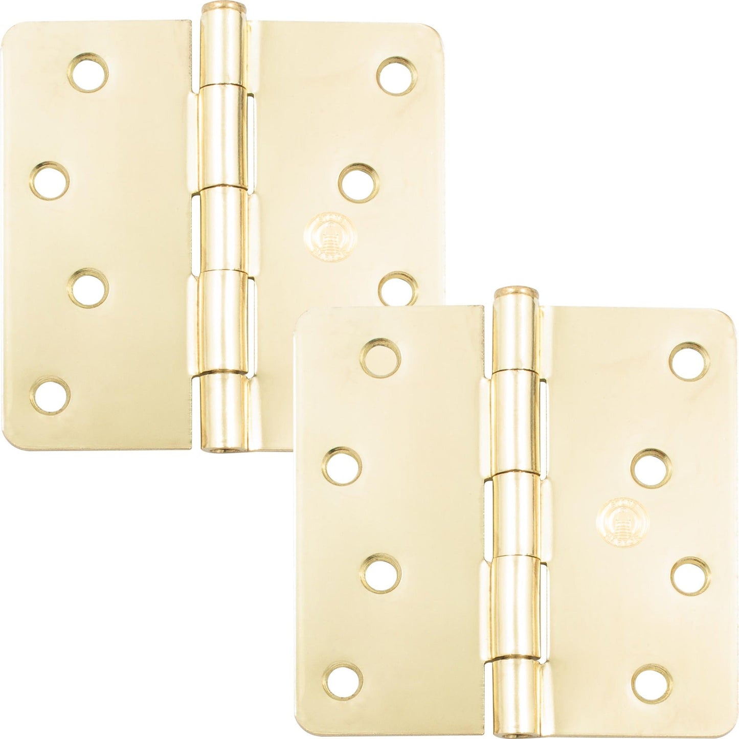 4" Door Hinges, 1/4" Radius Corner
