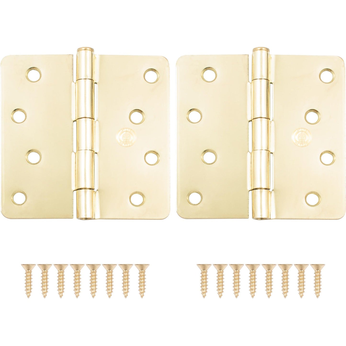 4" Door Hinges, 1/4" Radius Corner