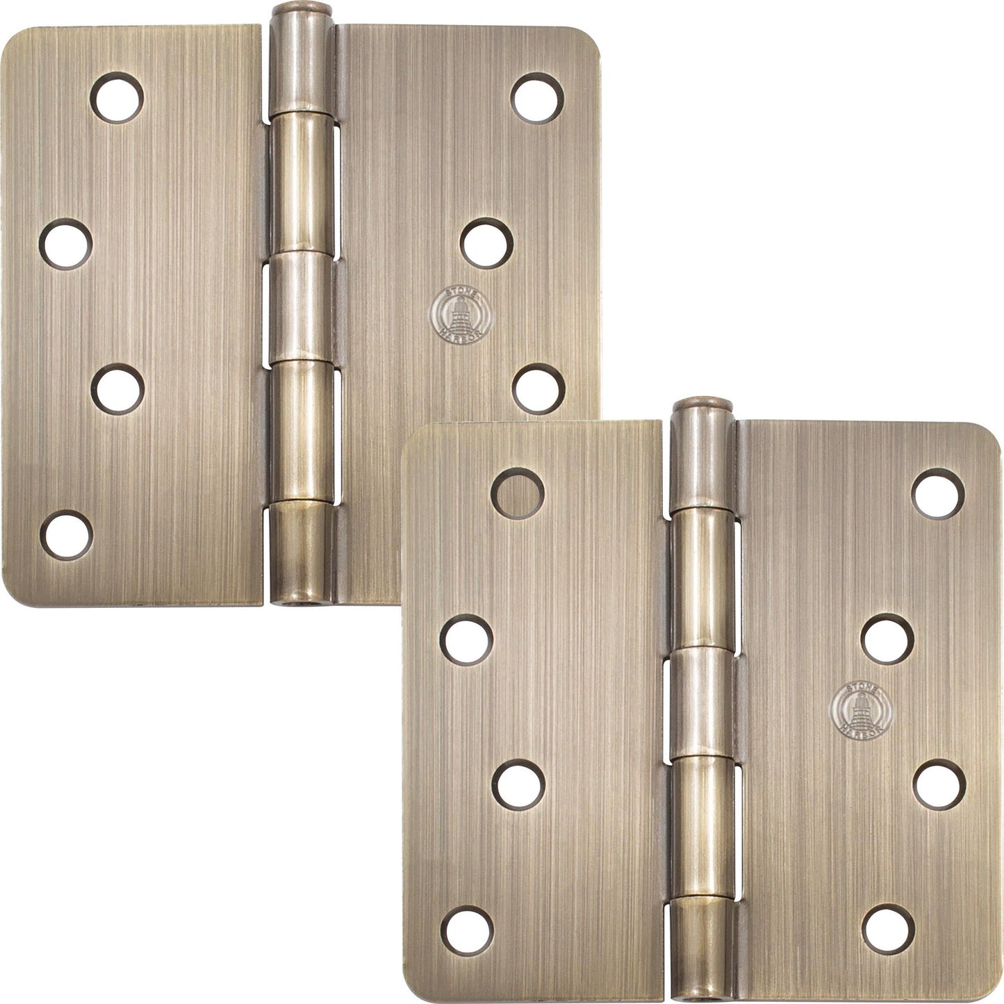 4" Door Hinges, 1/4" Radius Corner