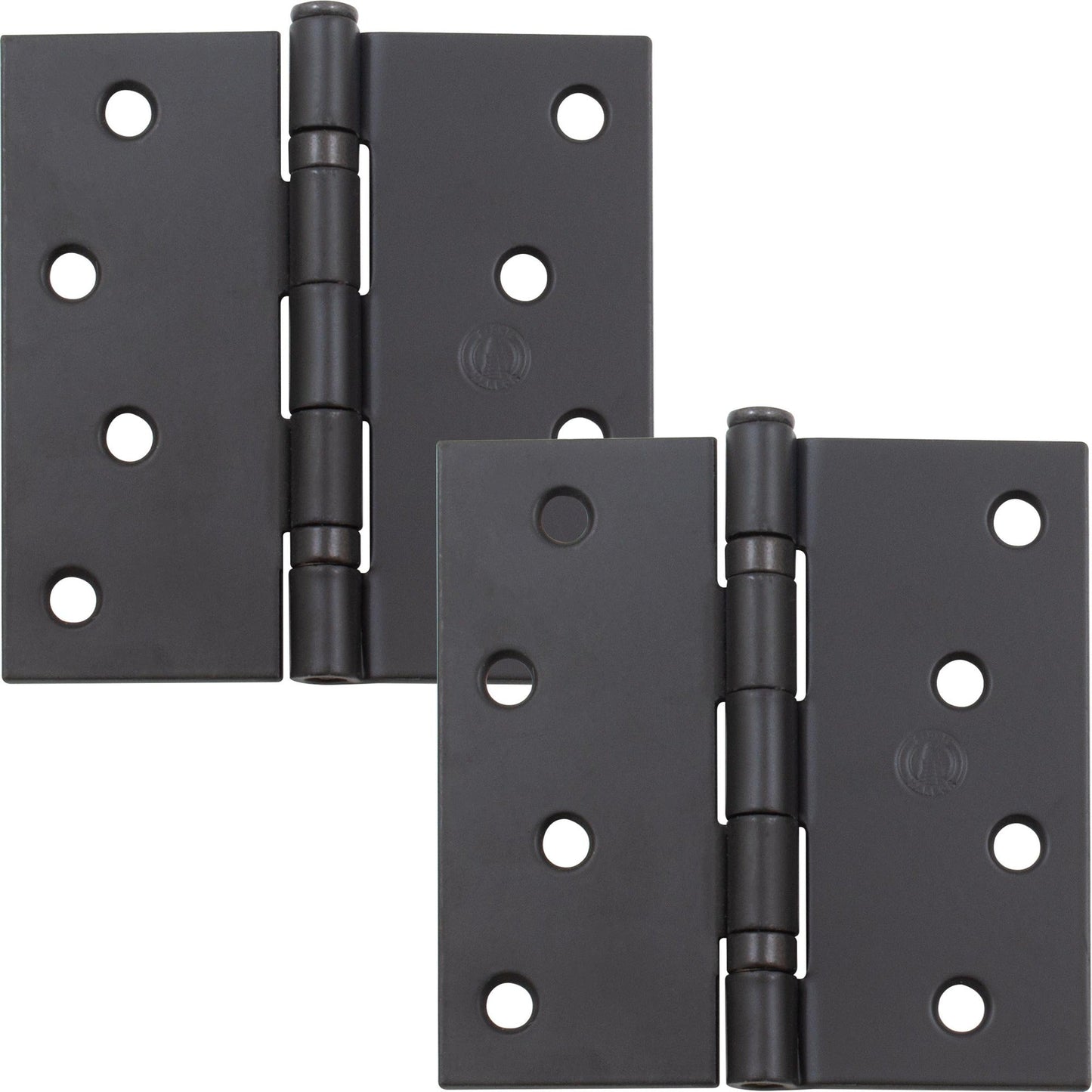 4" Ball-Bearing Door Hinges, Square Corner