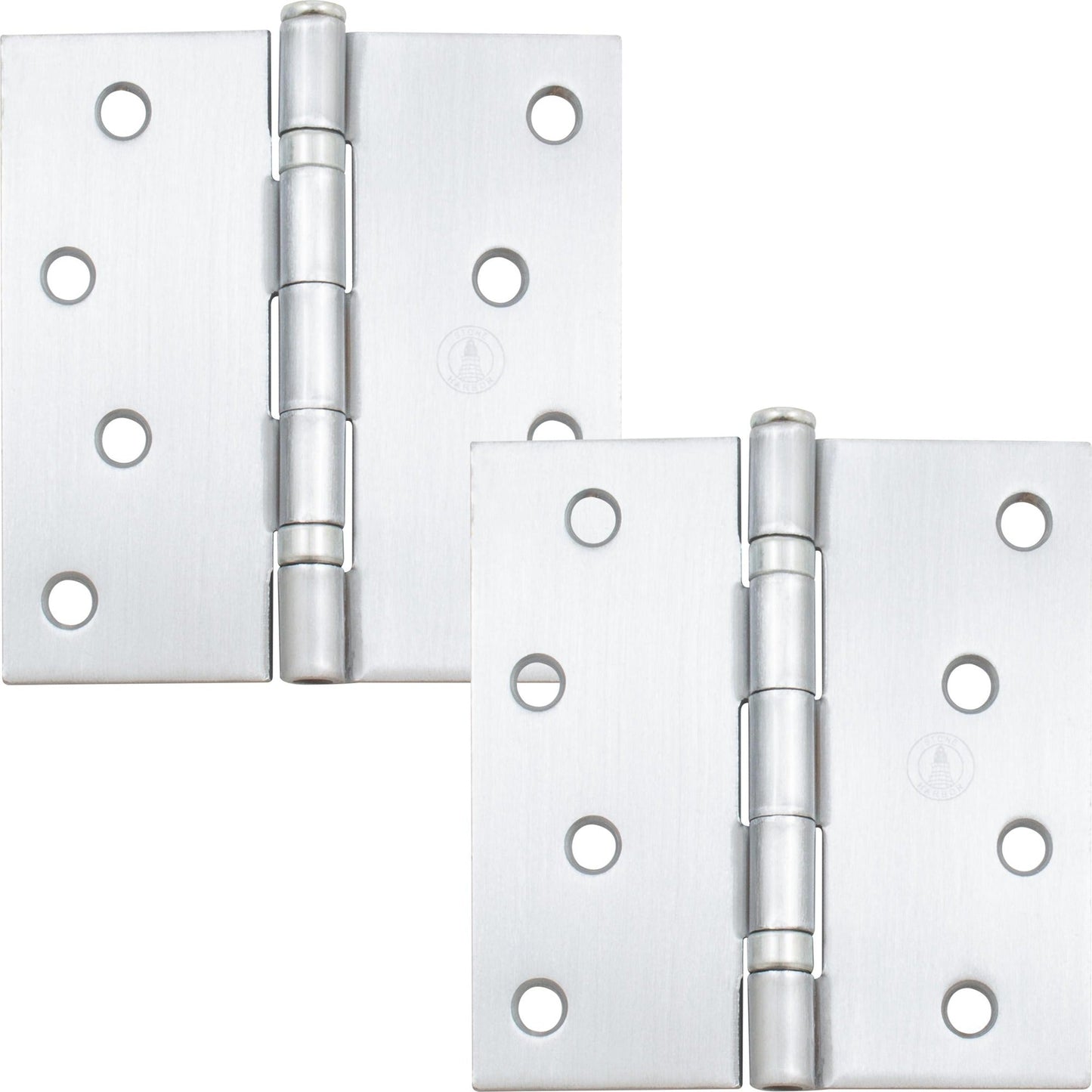 4" Ball-Bearing Door Hinges, Square Corner