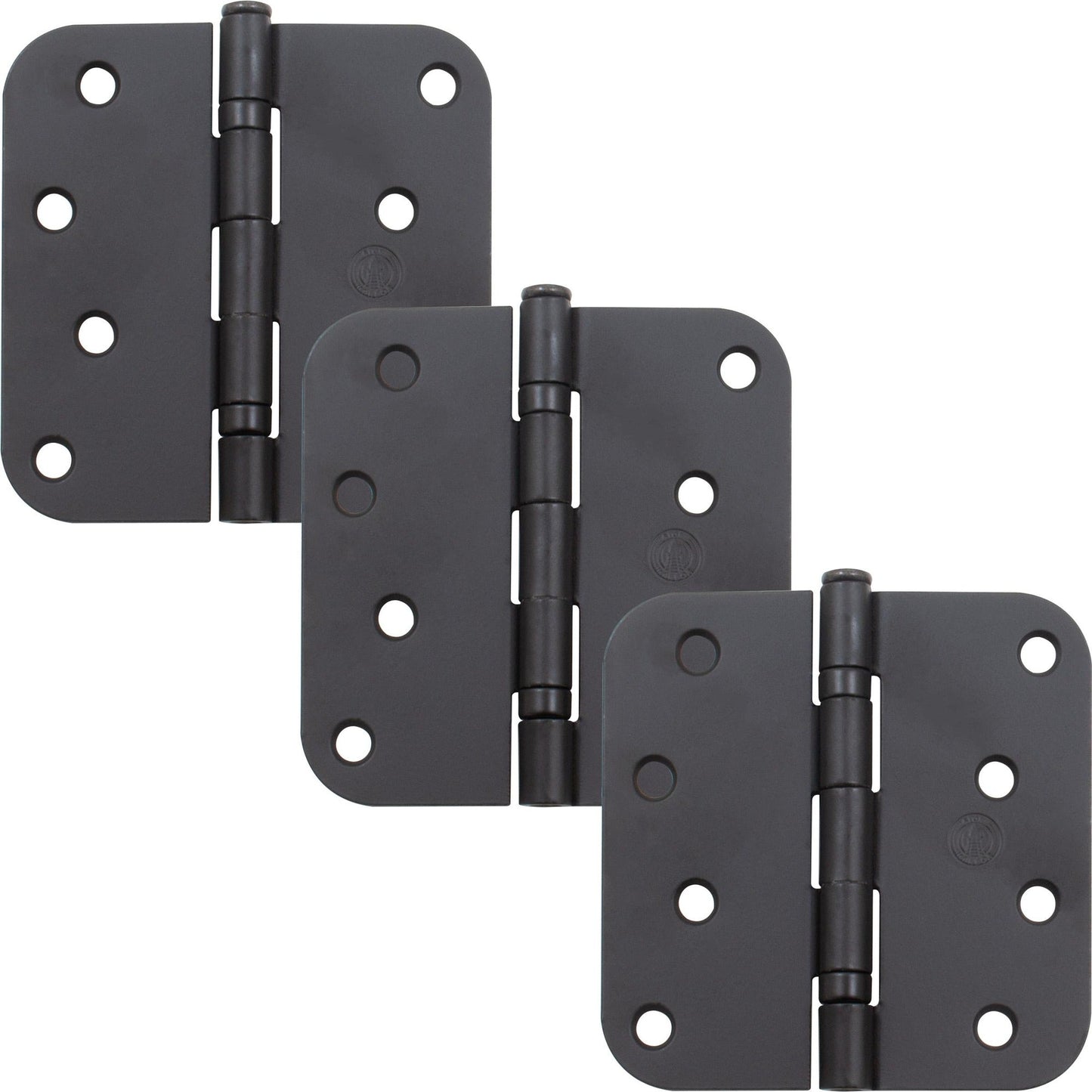 4" Ball-Bearing Door Hinges, 5/8" Radius Corner