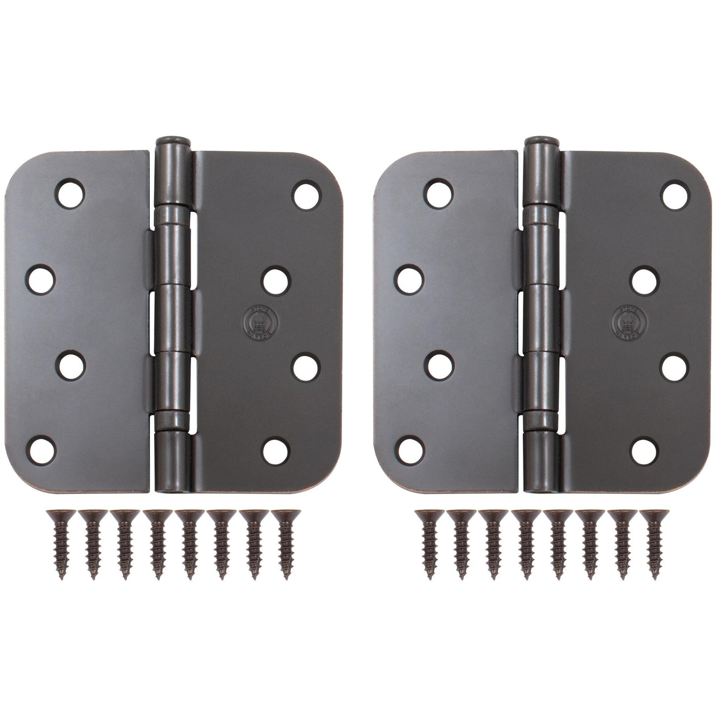 4" Ball-Bearing Door Hinges, 5/8" Radius Corner