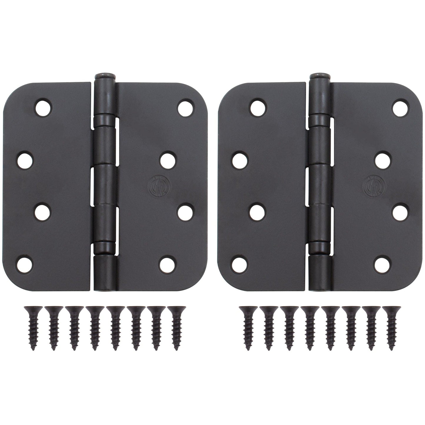 4" Ball-Bearing Door Hinges, 5/8" Radius Corner
