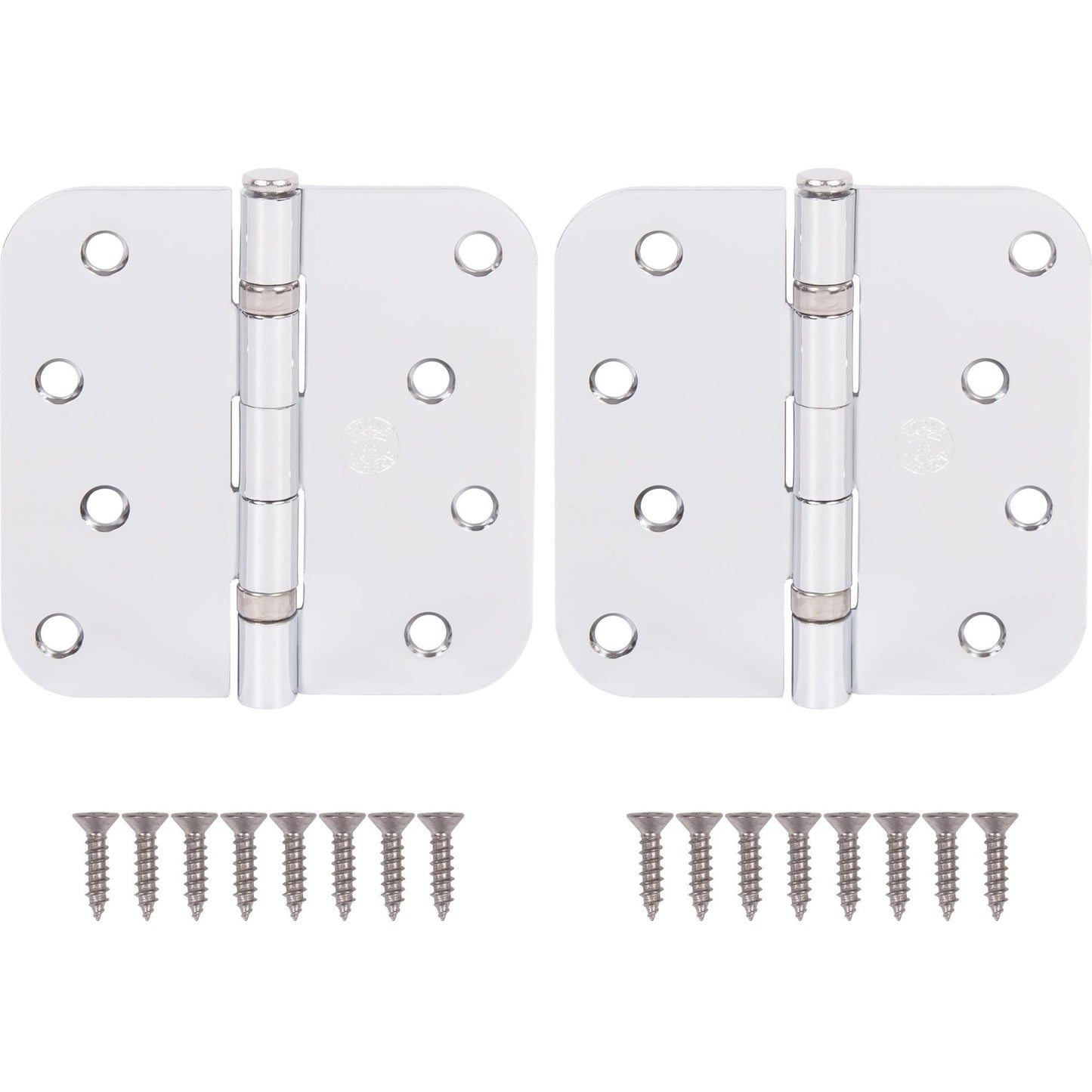 4" Ball-Bearing Door Hinges, 5/8" Radius Corner