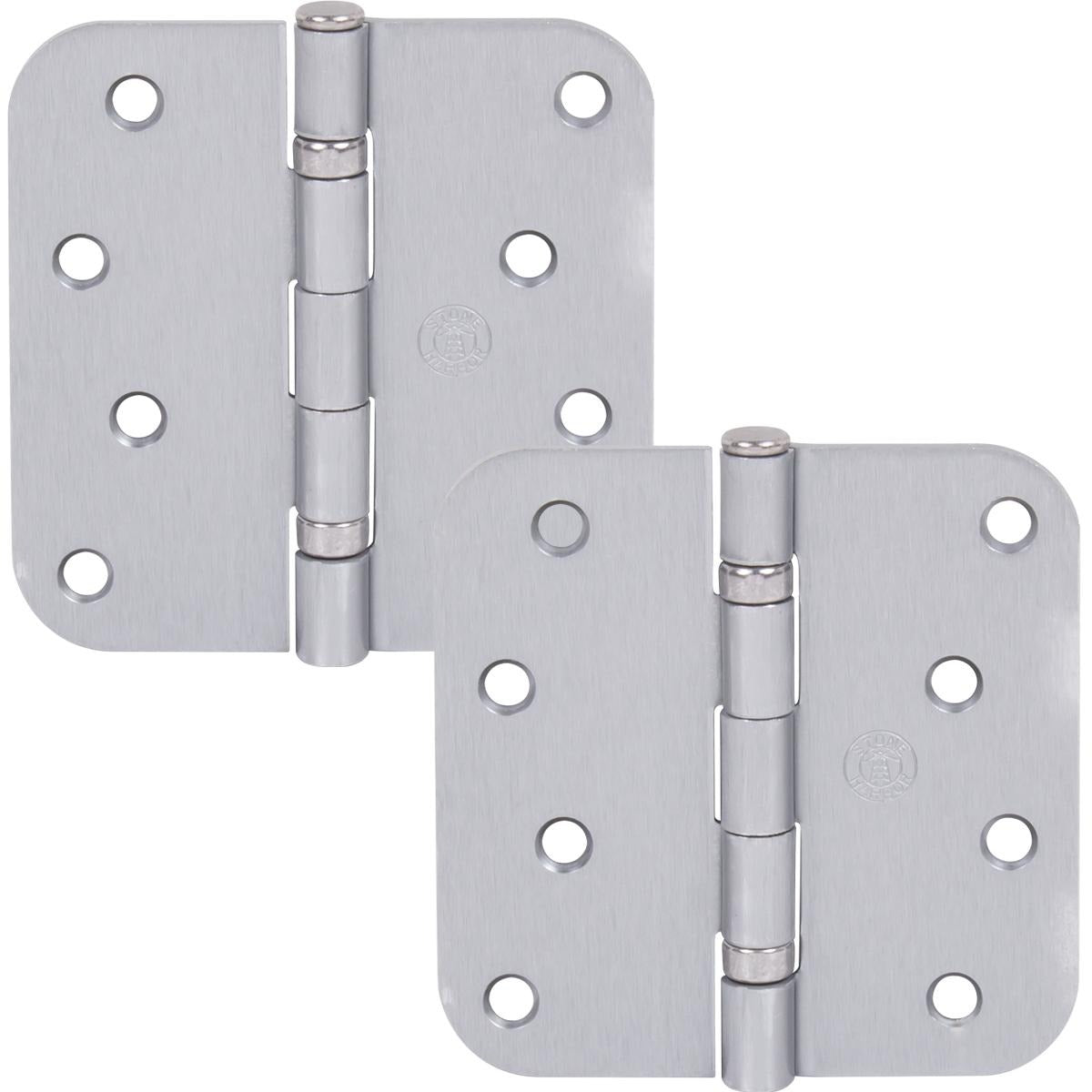4" Ball-Bearing Door Hinges, 5/8" Radius Corner