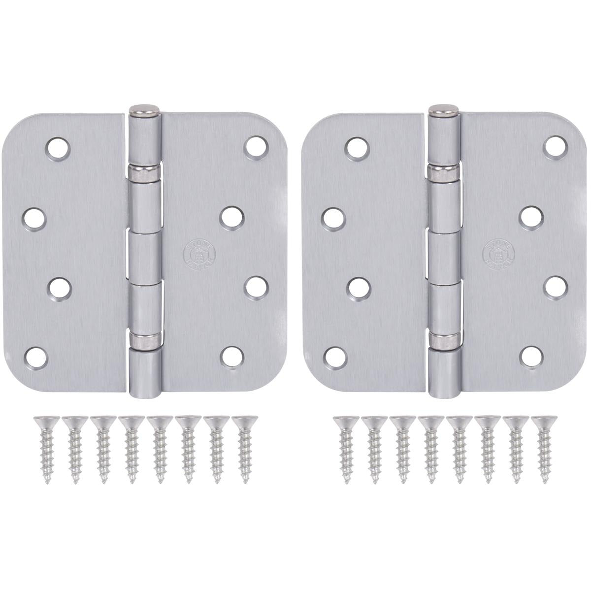 4" Ball-Bearing Door Hinges, 5/8" Radius Corner