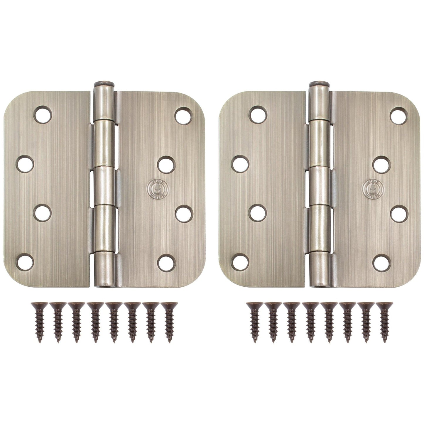 4" Ball-Bearing Door Hinges, 5/8" Radius Corner