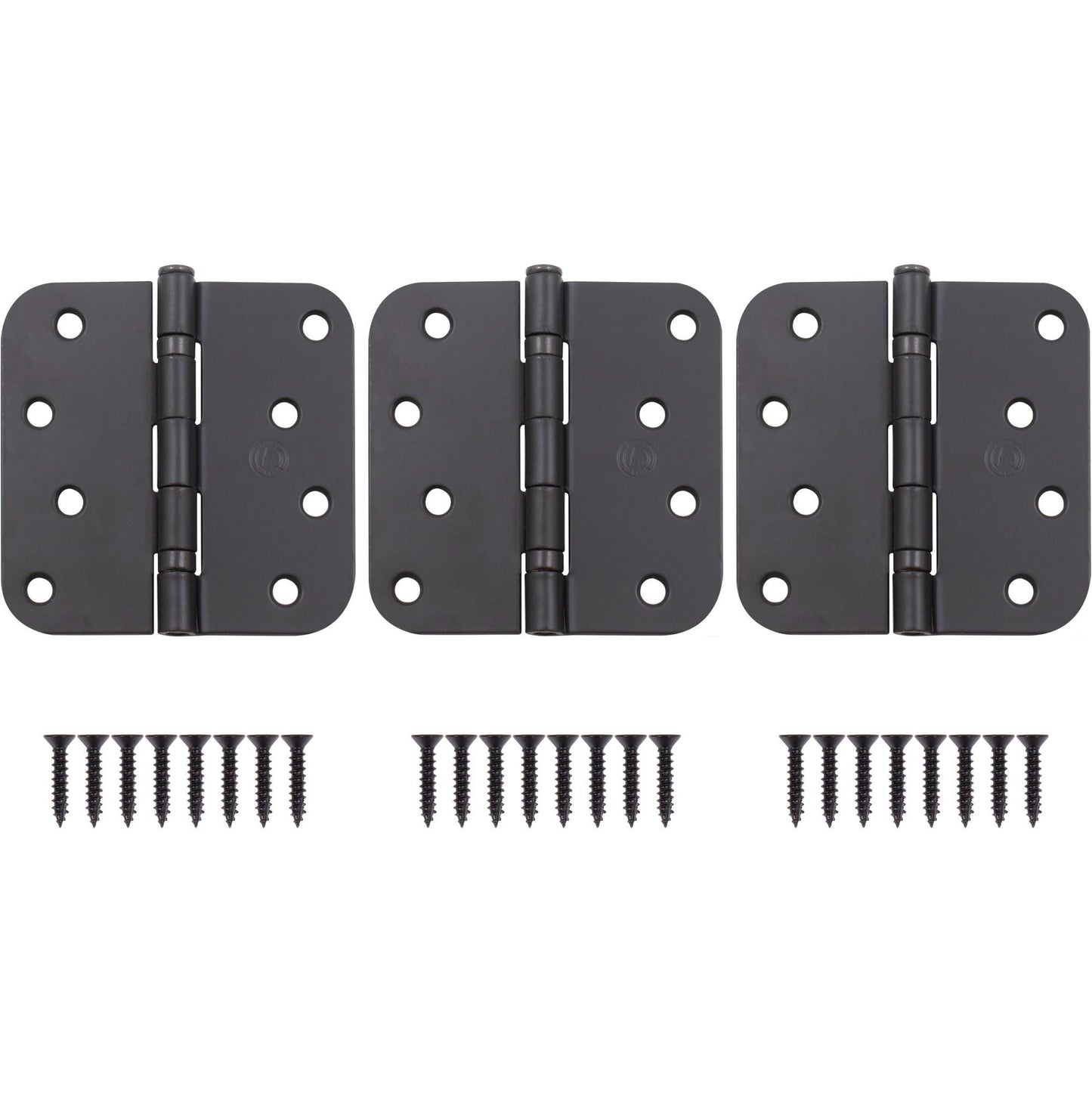 4" Ball-Bearing Door Hinges, 5/8" Radius Corner