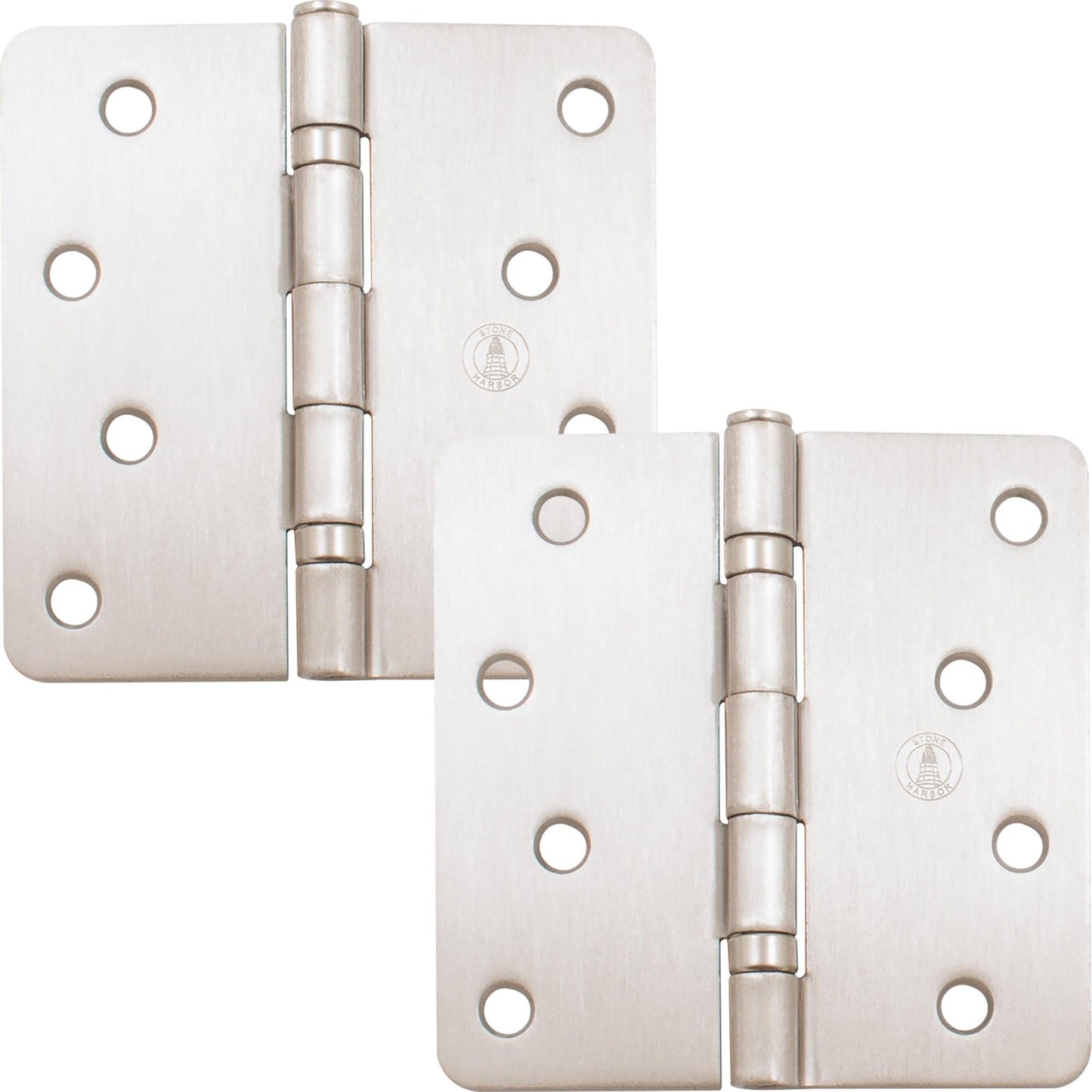 4" Ball-Bearing Door Hinges, 1/4" Radius Corner