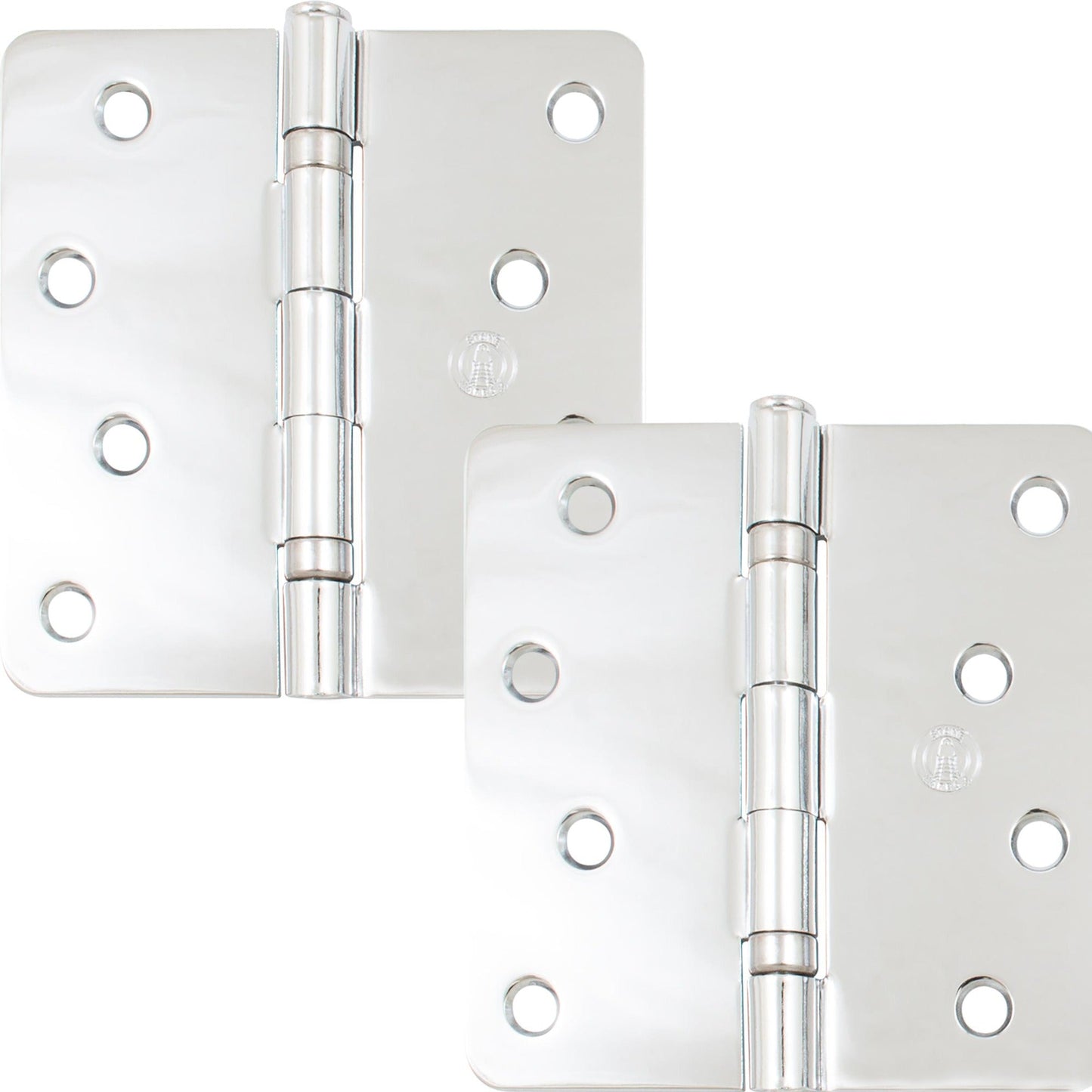 4" Ball-Bearing Door Hinges, 1/4" Radius Corner