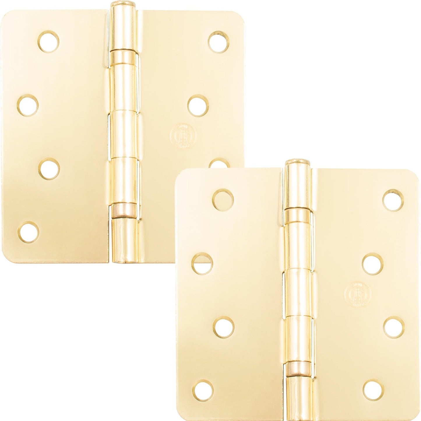 4" Ball-Bearing Door Hinges, 1/4" Radius Corner