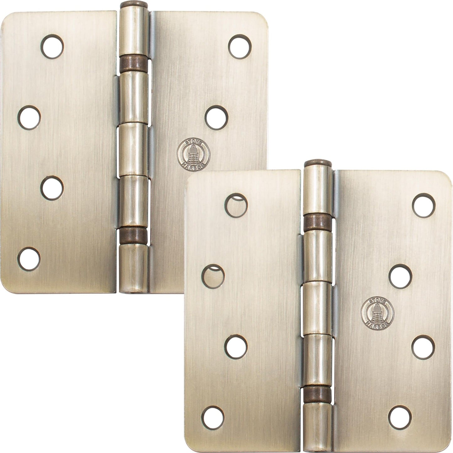 4" Ball-Bearing Door Hinges, 1/4" Radius Corner
