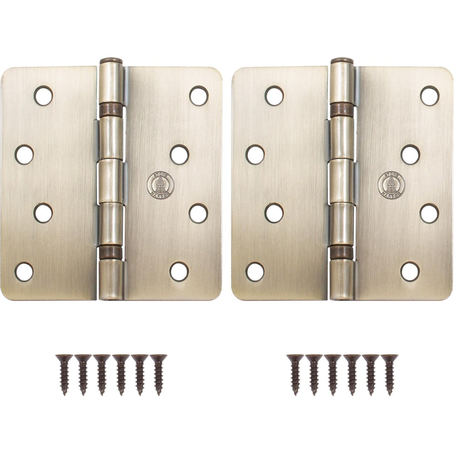 4" Ball-Bearing Door Hinges, 1/4" Radius Corner