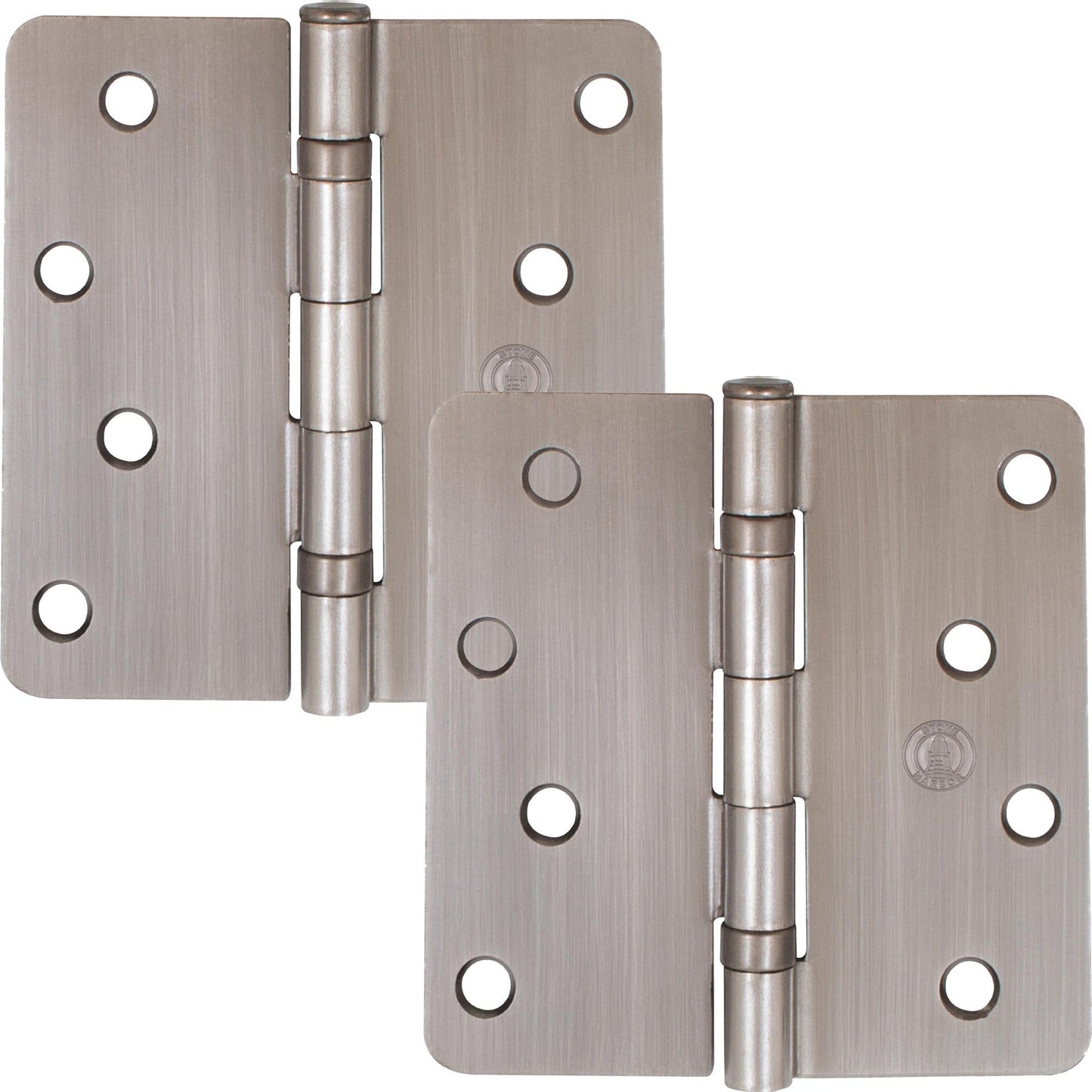 4" Ball-Bearing Door Hinges, 1/4" Radius Corner