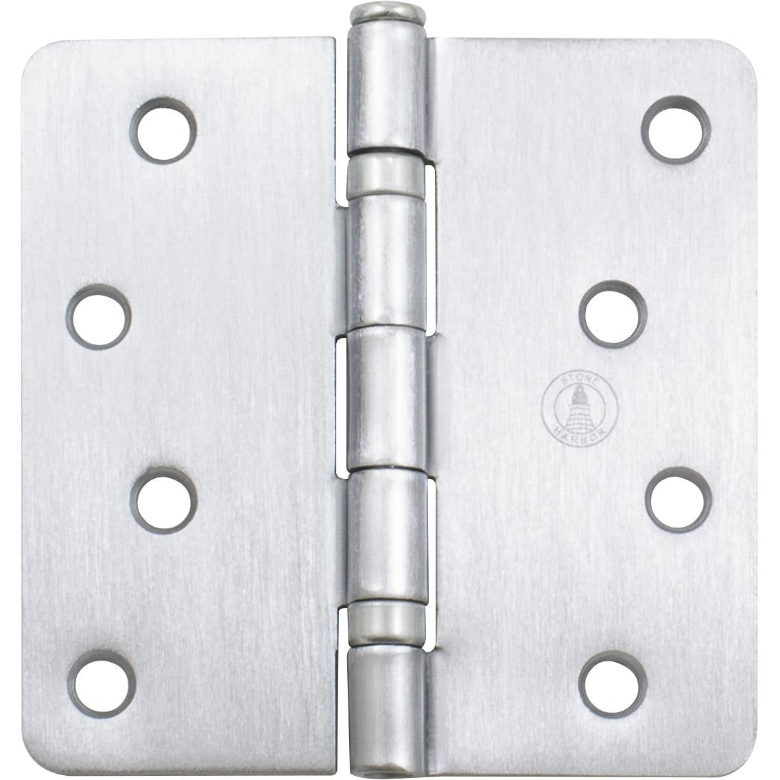 4" Ball-Bearing Door Hinges, 1/4" Radius Corner